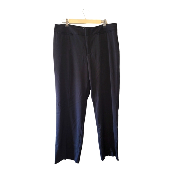Black Slacks Christopher & Banks NWT Size 14 - Picture 1 of 7